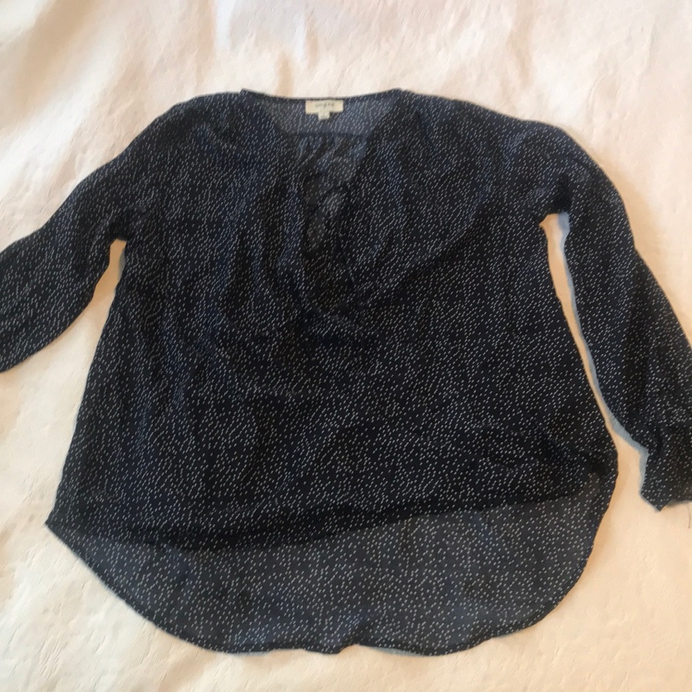 Navy Blouse